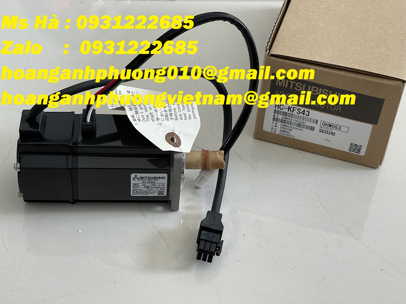 Servo HC series HC-KFS43 mitsubishi Japan - động cơ mới 100%