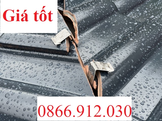 Phụ kiện ngói sóng, kẹp ngói inox 201 và 304