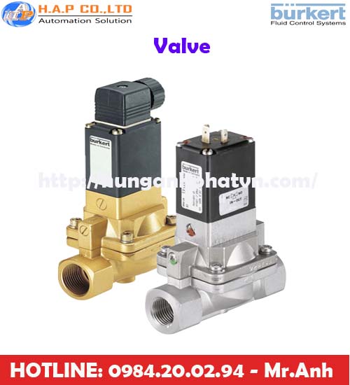 van điện từ Burkert tại việt nam, burkert valve