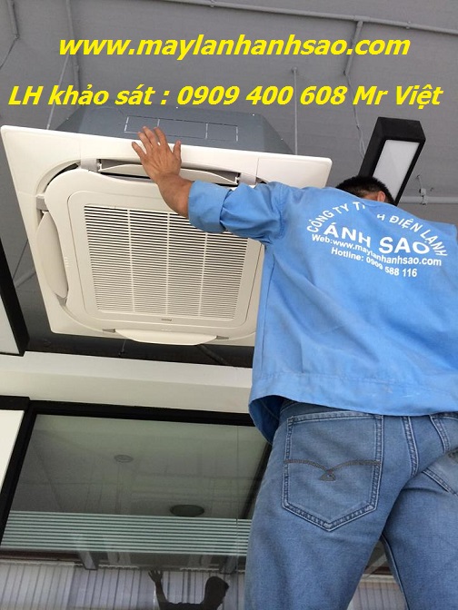 Cấu tạo, nguyên lý hoạt động của máy lạnh âm trần nối ống gió