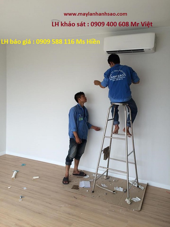 Mua máy lạnh chính hãng, giá sỉ, lắp đặt tại nhà trọn gói 0909588116