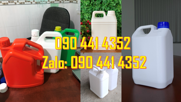 Gía can nhựa 0.5 lít, can nhựa 1 lít sản xuất Q12, can nhựa 2 lít giá