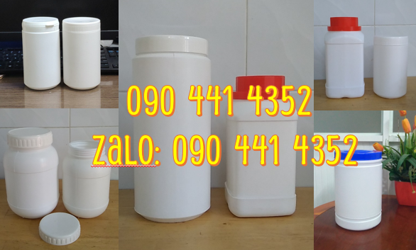 SX hủ nhựa HDPE, hủ nhựa 50 gam nắp vặn, hủ nhựa 100gr nắp garenty