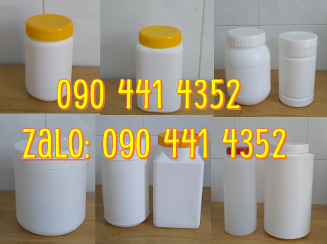 SX hủ nhựa HDPE, hủ nhựa 50 gam nắp vặn, hủ nhựa 100gr nắp garenty