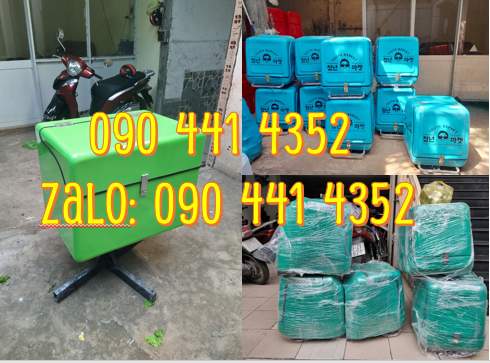Thùng ship cà phê, thùng ship trà sữa, thùng chở hàng sau xe máy đẹp