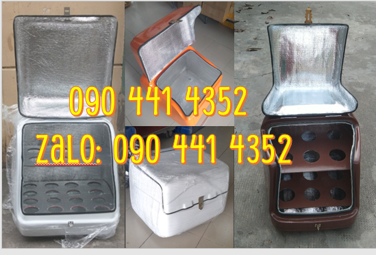 Thùng ship cà phê, thùng ship trà sữa, thùng chở hàng sau xe máy đẹp