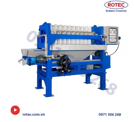 Rotec Máy ép bùn khung bản Rotec Việt Nam