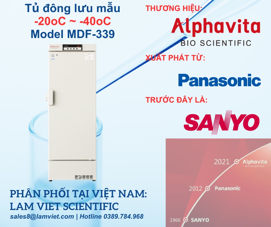 Tủ đông chứa mẫu Alphavital nhiệt độ từ -20 đến -40