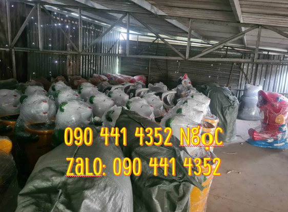 SX thùng rác chuột mickey, thùng rác hình cá chép, thùng rác con thú
