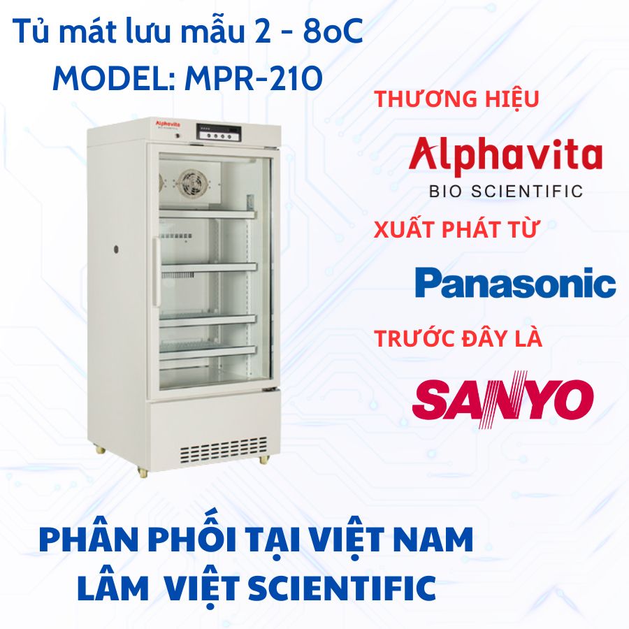 Tủ mát 1 cánh thương hiệu Alphavita