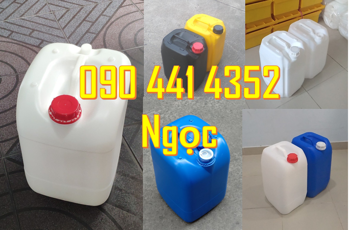PP can nhựa 10 lít, can nhựa 20 lít giá rẻ, can đựng 25 lít, can nhựa
