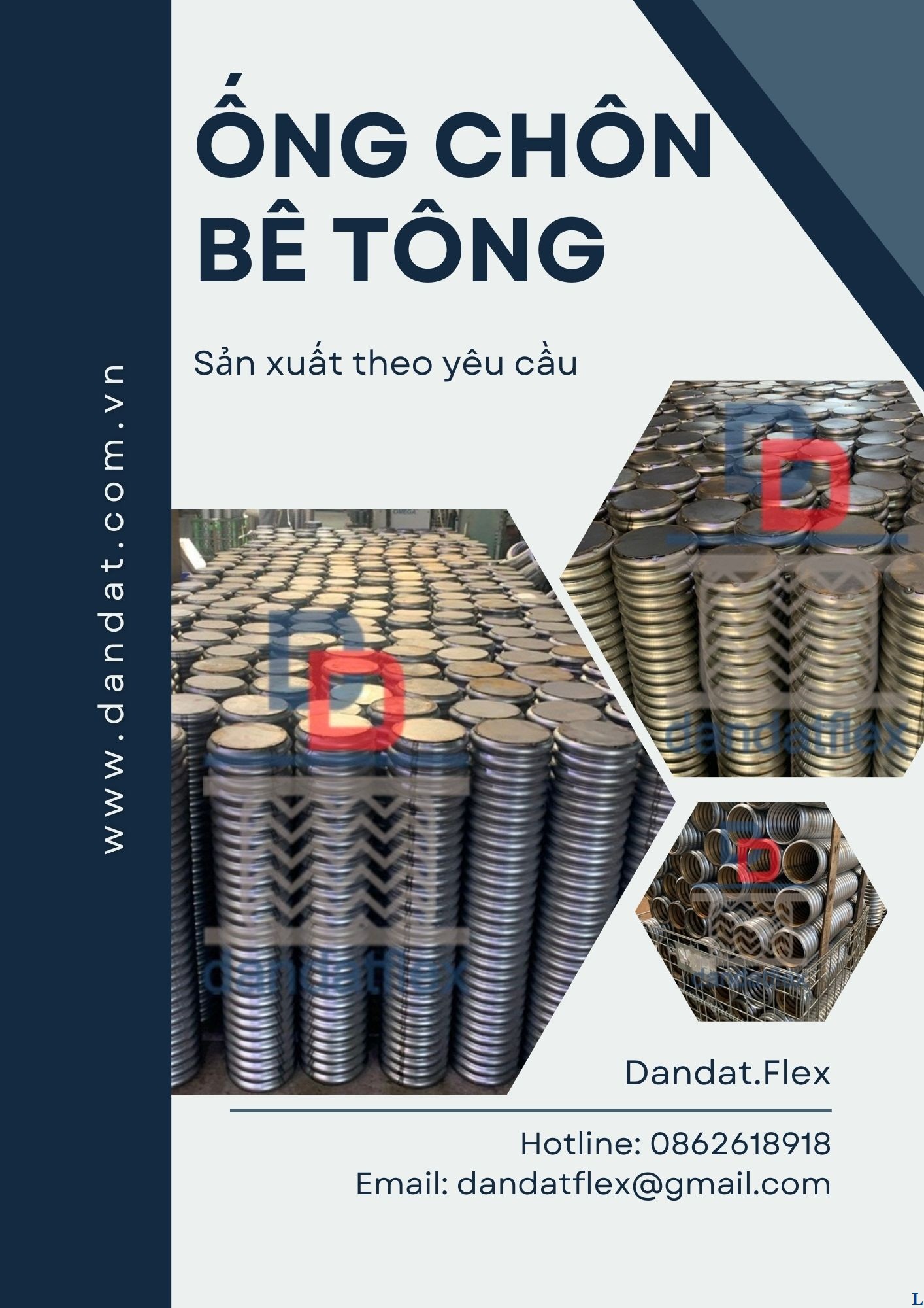 Ống thép chôn bê tông DN150, ống ruột gà sắt dày 0.6mm