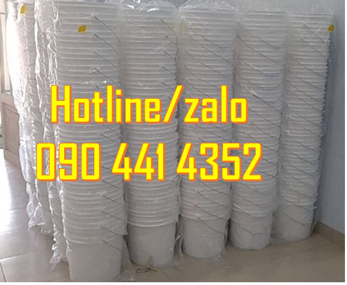SX vỏ thùng sơn nhựa PP, xô nhựa 18 lít nắp rót, vỏ thùng sơn 16 lít