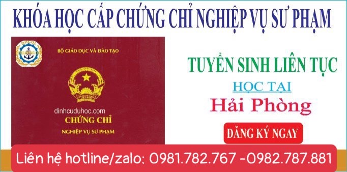 KHÓA NGHIỆP VỤ SƯ PHẠM ĐÀO TẠO CẤP CHỨNG CHỈ TRƯỜNG ĐẠI HỌC SƯ PHẠM