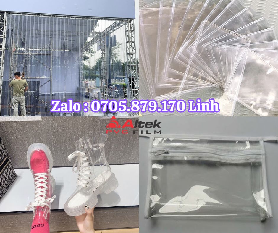 MÀNG NHỰA PVC DẺO TRONG SUỐT 0.05MM - 5MM