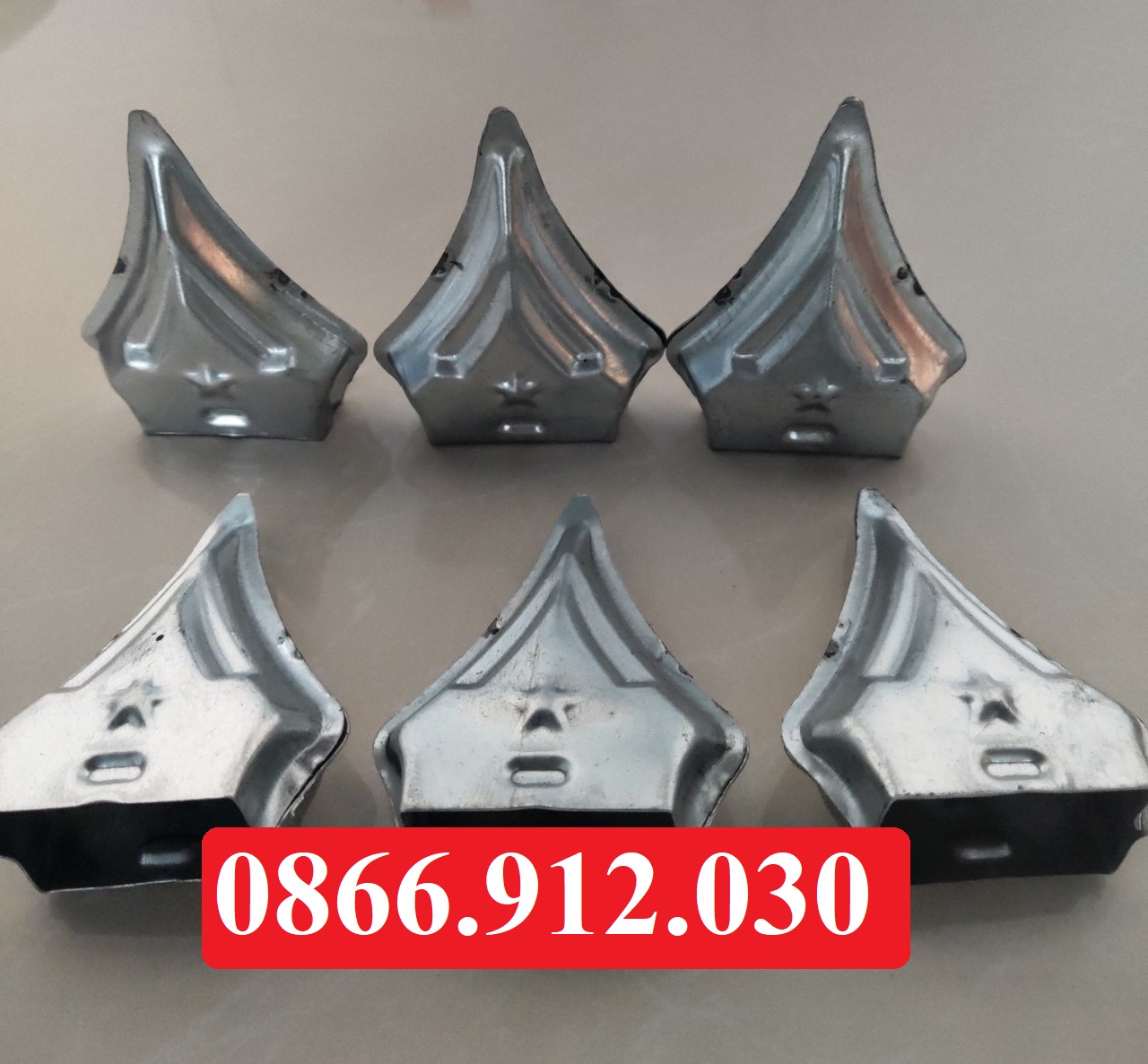 Nắp chụp bảo vệ tường rào sắt hộp chất lượng