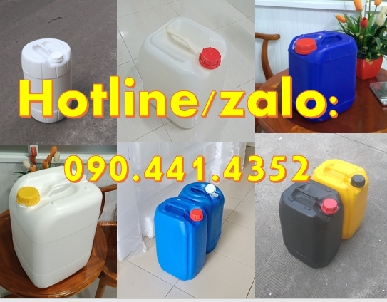 Can nhựa 30 lít trắng dày, can nhựa 25 lít đựng vi sinh, can nhựa 20L