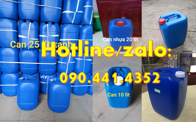 Bán can nhựa 10 lít dày, can nhựa đựng 20 lít chất lỏng, can 25 lít