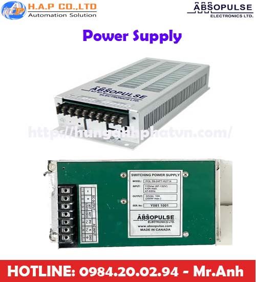 bộ nguồn chuyển mạch ABSOPULSE tại việt nam