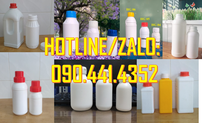 Chai nhựa 50ml tròn, lọ nhựa 100ml tròn, nắp garenty đỏ, dày tại TPHCM