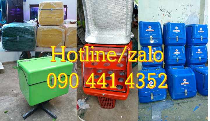 Thùng giao hàng online giá rẻ, thùng ship hàng cỡ tiểu, màu vàng, cam
