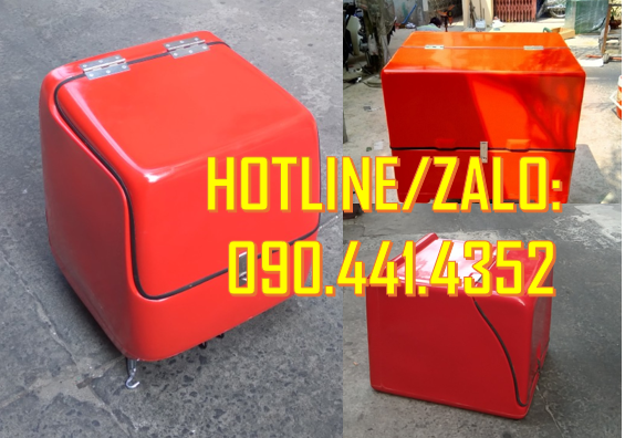 Nhận sx thùng giao hàng màu sắc theo yêu cầu, in lô gô theo mẫu,