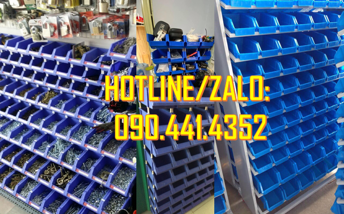 Chuyên sx khay nhựa đựng phụ tùng, kệ nhựa đựng dụng cụ kĩ thuật,