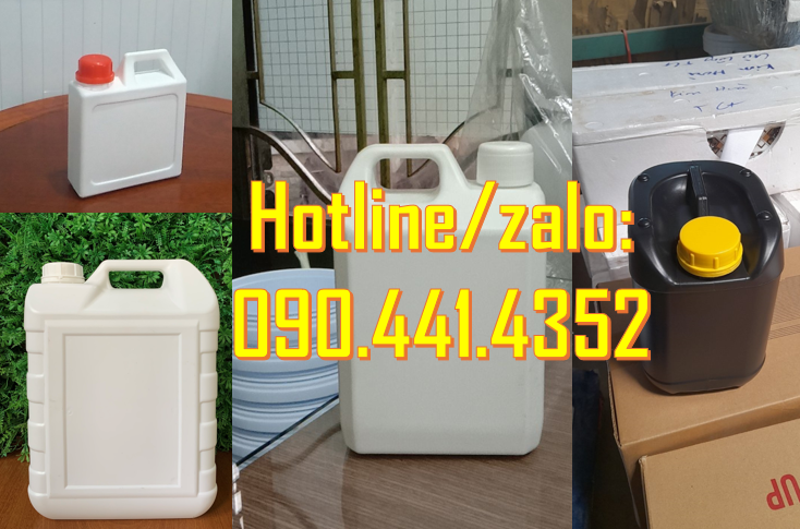 Can nhựa 0.5L sỉ, giá can nhựa 1 lít tròn, can nhựa 2 lít rẻ, can nhựa