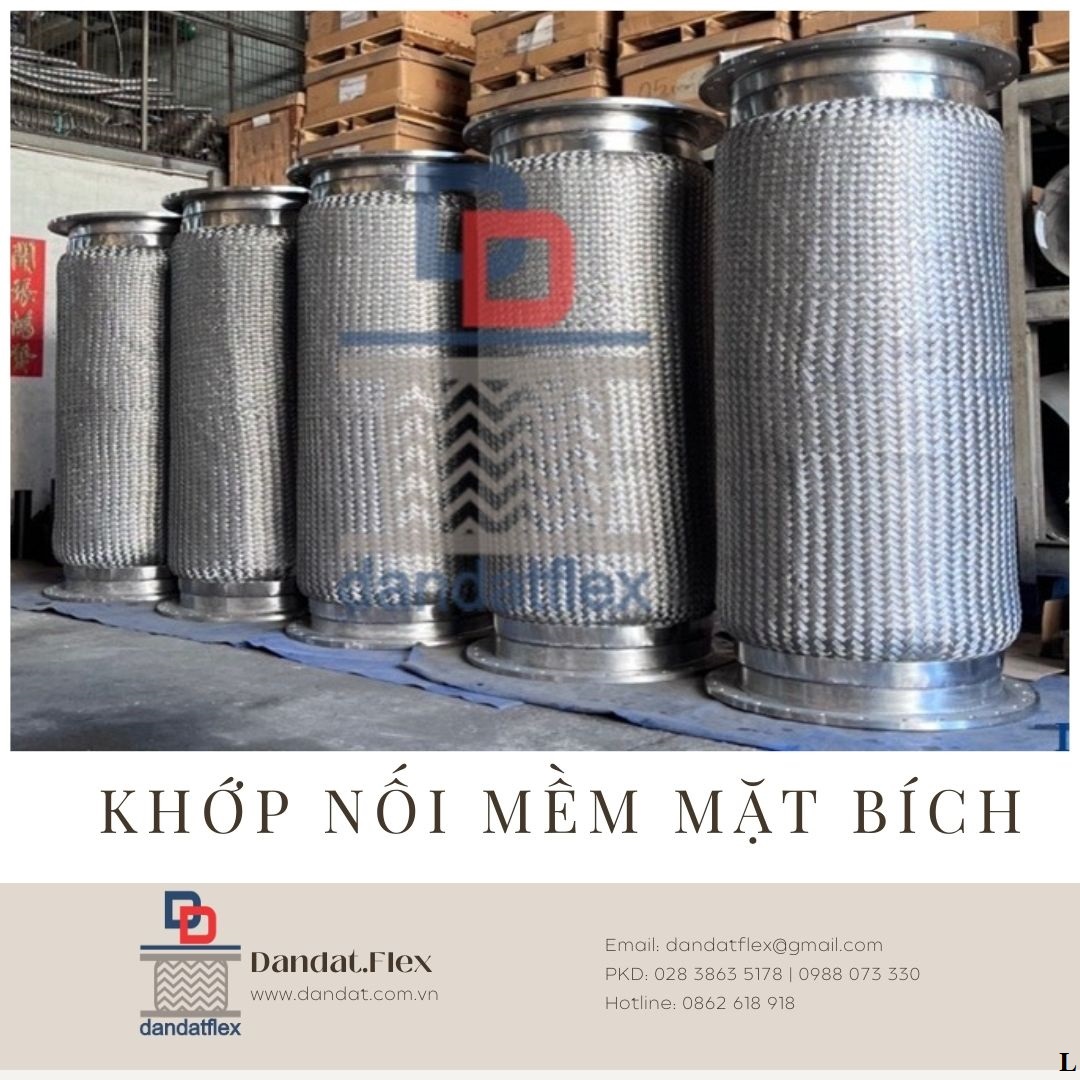 Khớp nối mềm inox, khớp giãn nở nhiệt, ống nối mềm, ống bù trừ giãn nở