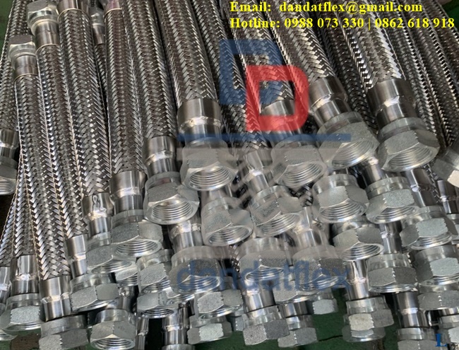 Khớp nối mềm inox, khớp giãn nở nhiệt, ống nối mềm, ống bù trừ giãn nở