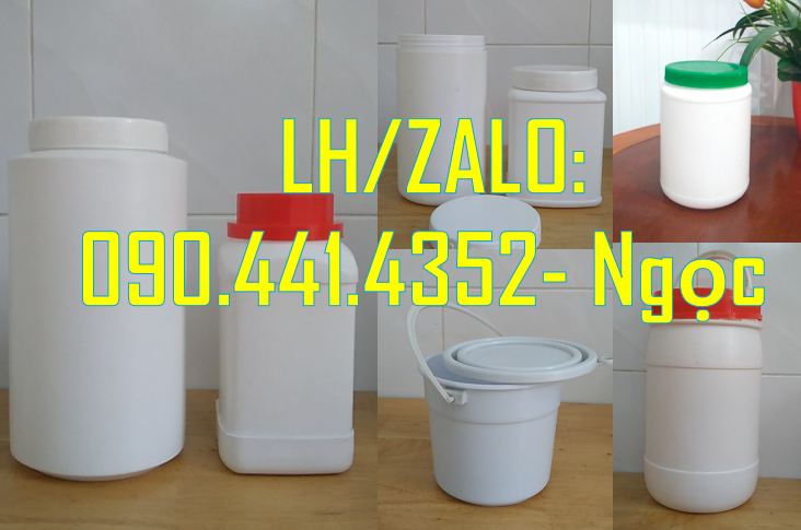 Hủ nhựa 50g đựng kẹo, hủ nhựa 100 gam đựng phân bón, hủ nhựa 250g tròn