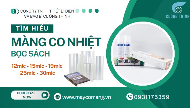 Màng co POF bọc tập sách vở, cuốn sổ tay