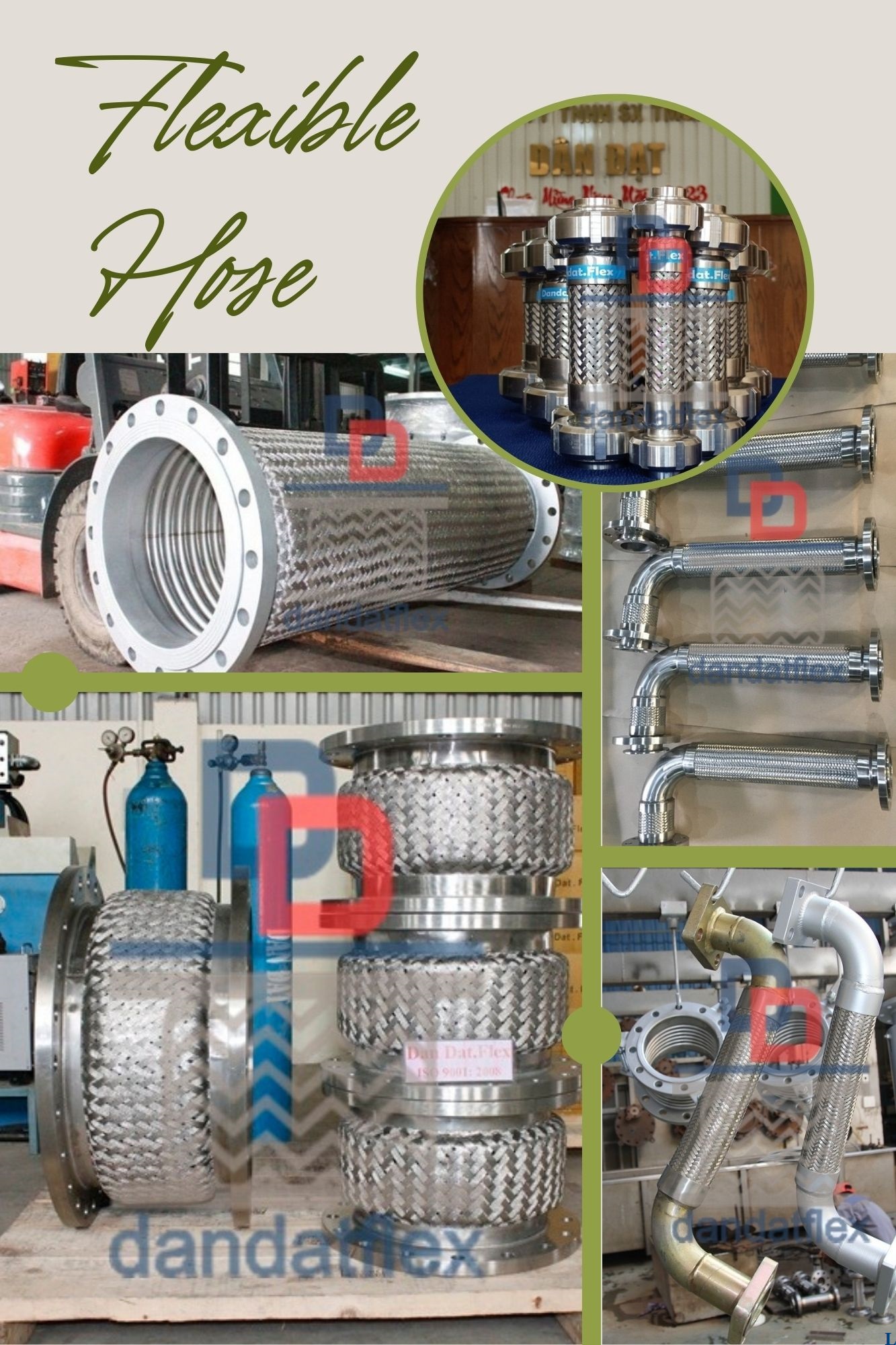 Khớp nối mềm chống rung, khớp nối chống rung mặt bích, Flexible Joints