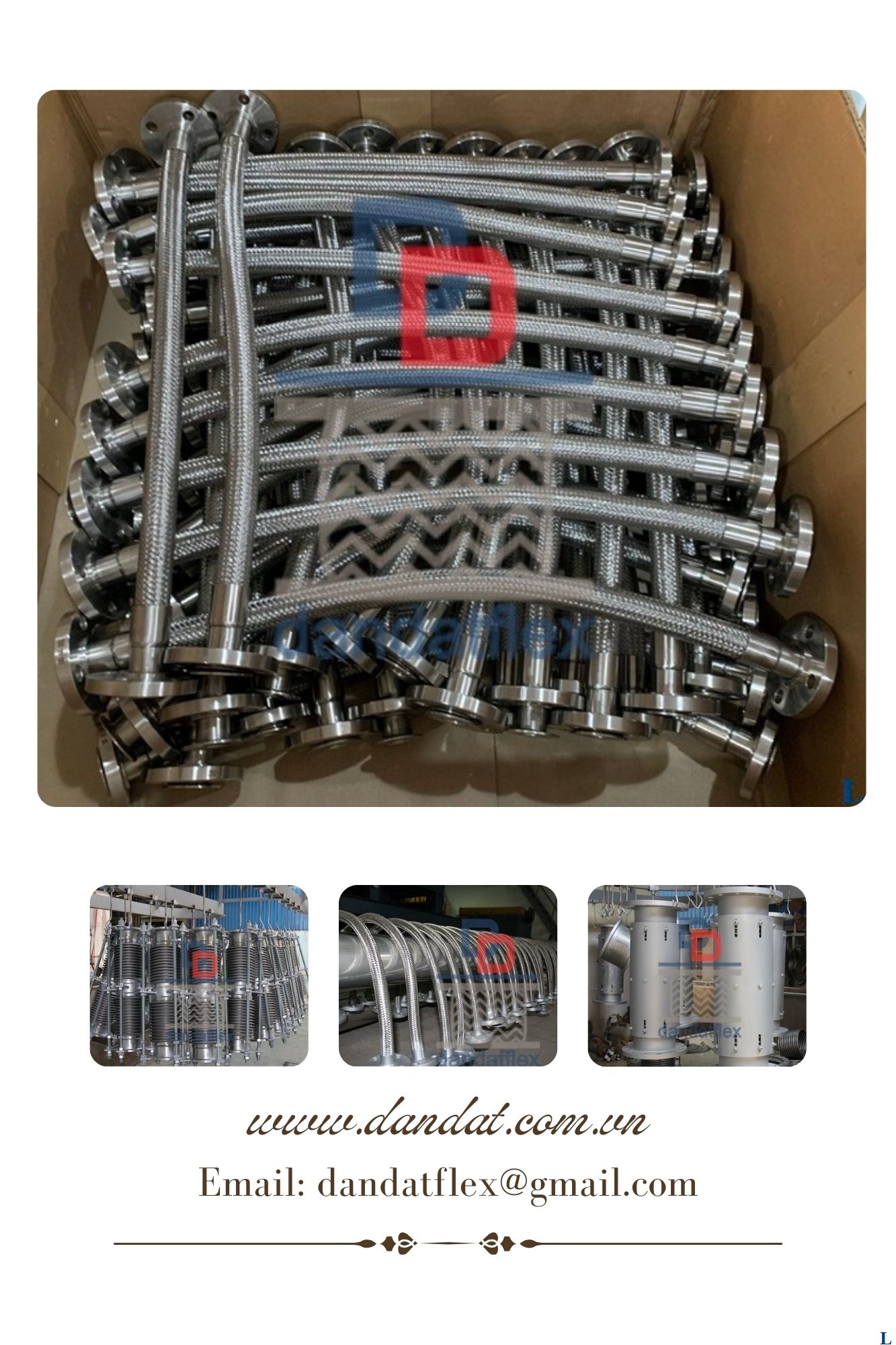 Khớp nối mềm chống rung, khớp nối chống rung mặt bích, Flexible Joints