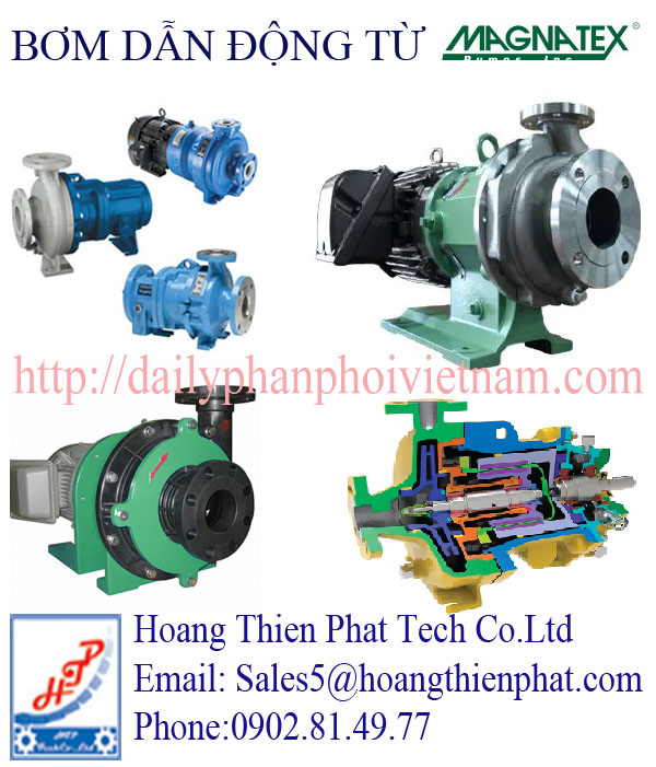 Bơm dẫn động từ Magnatex tại Việt Nam.