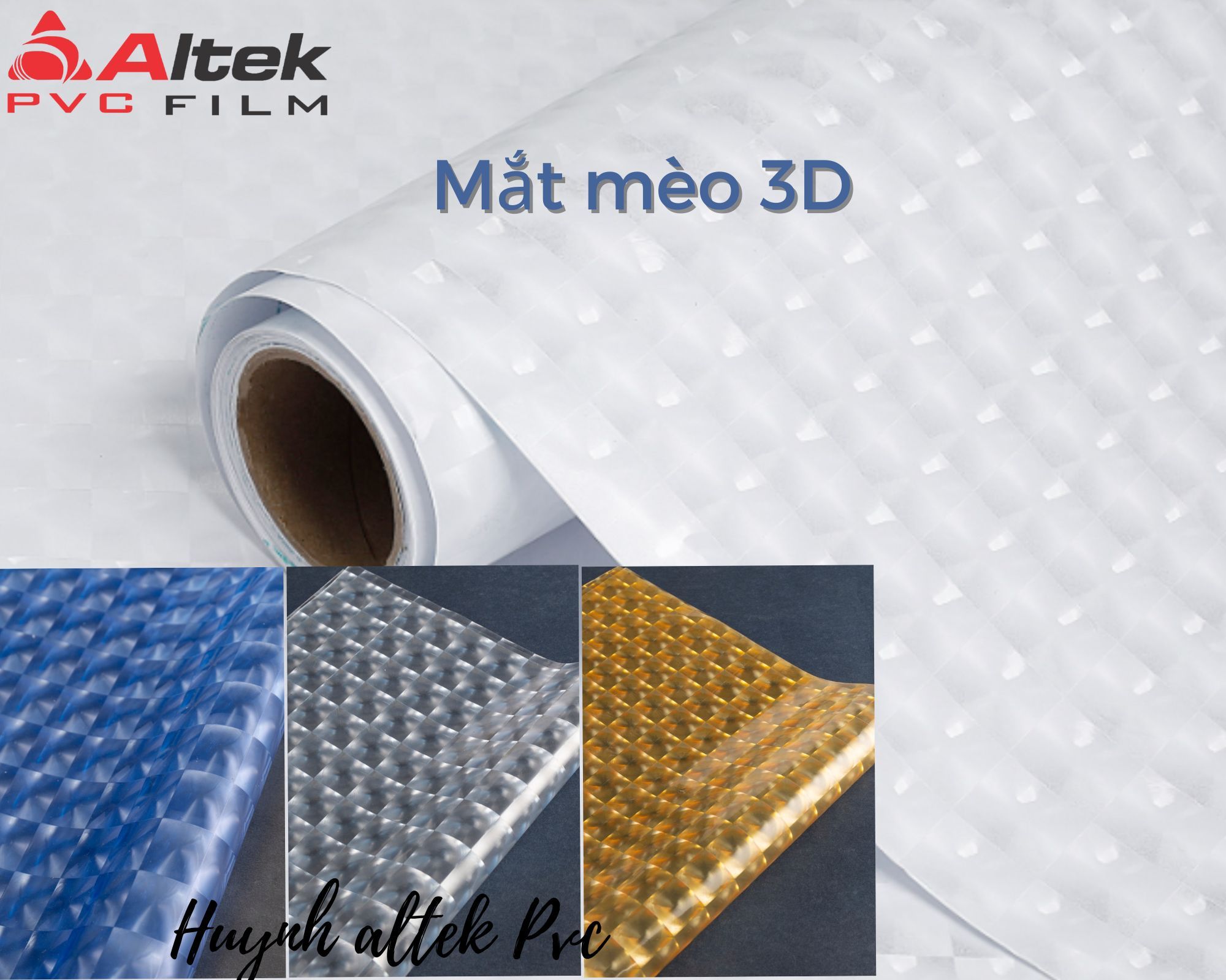 báo giá màng nhựa pvc mắt mèo 3d sẵn kho giá gốc