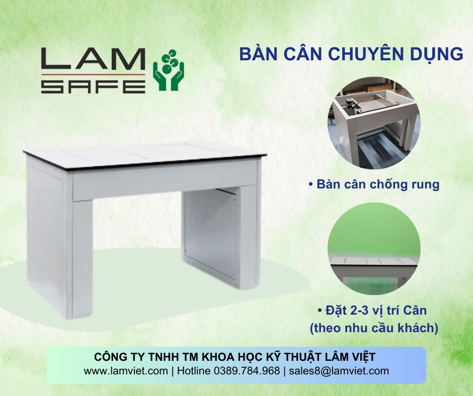 Bàn cân chuyên dụng Lâm Việt