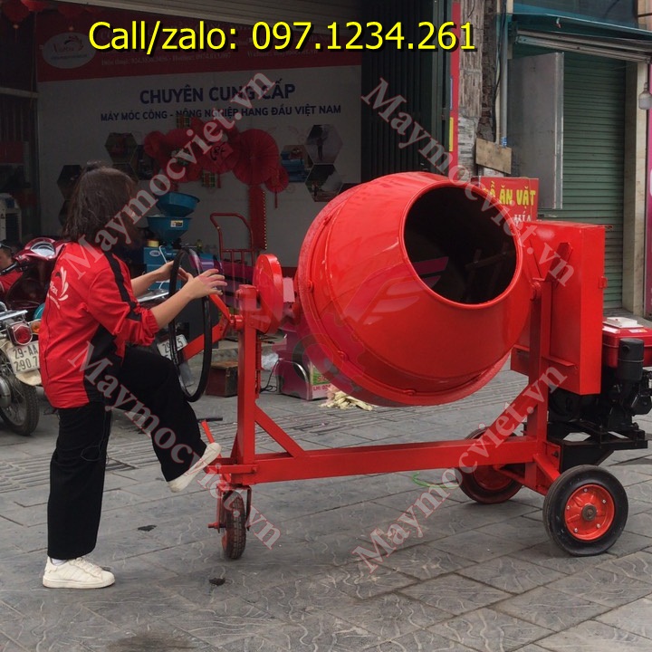 Máy trộn bê tông đầu nổ dầu VMTD350 giá rẻ