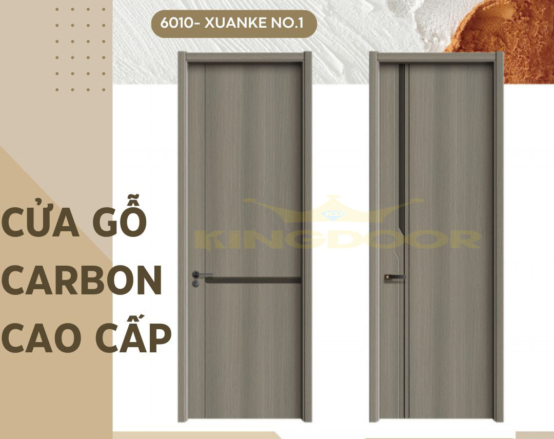 Cửa gỗ Carbon tại Đồng Nai - Báo giá chi tiết