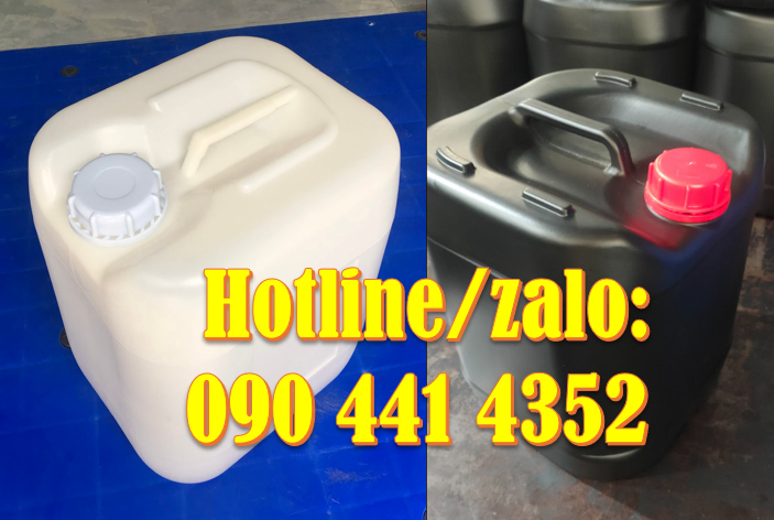 Bán can nhựa 10 lít dày, can nhựa 20 lít đựng dung môi, can đựng 25L