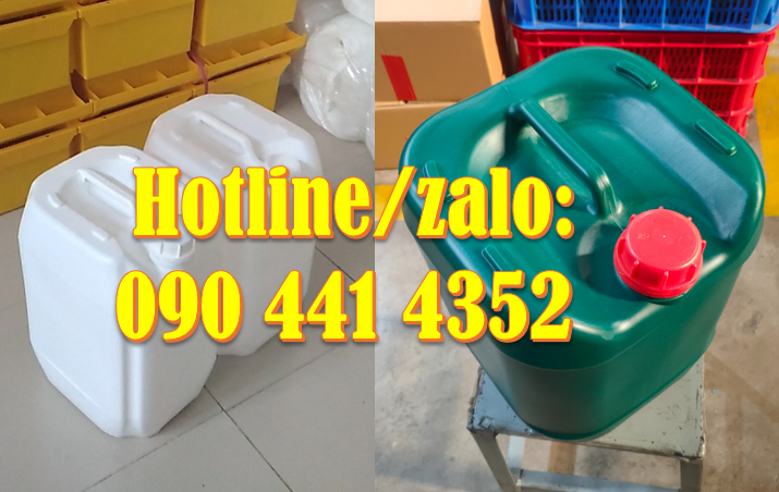 Can nhựa 10 lít giá rẻ, mẫu can nhựa 20 lít, can nhựa HDPE 25 lít, can