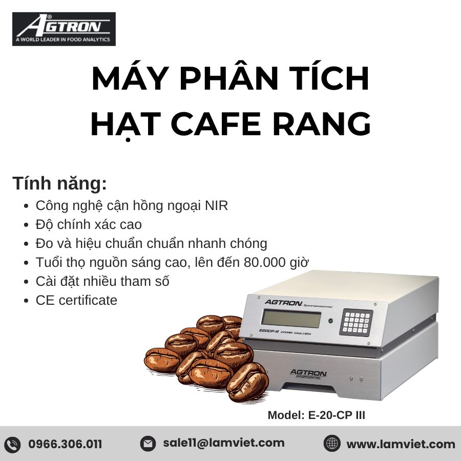 Máy phân tích hạt cafe rang