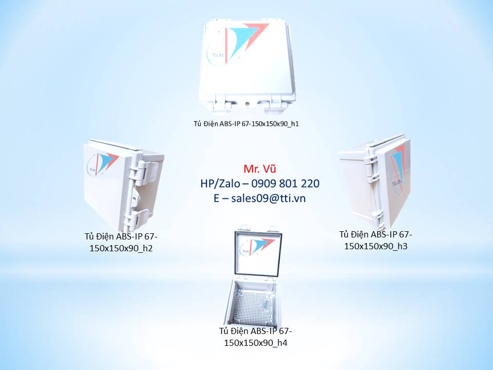 Tủ điện Trường Thịnh - BOXCO 150x150x90, nhựa ABS,chống thấm nước IP67