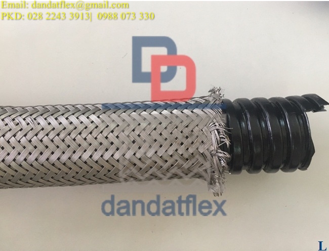 Ống luồn dây điện bọc nhựa, ống ruột gà lõi thép mạ kẽm, đầu nối