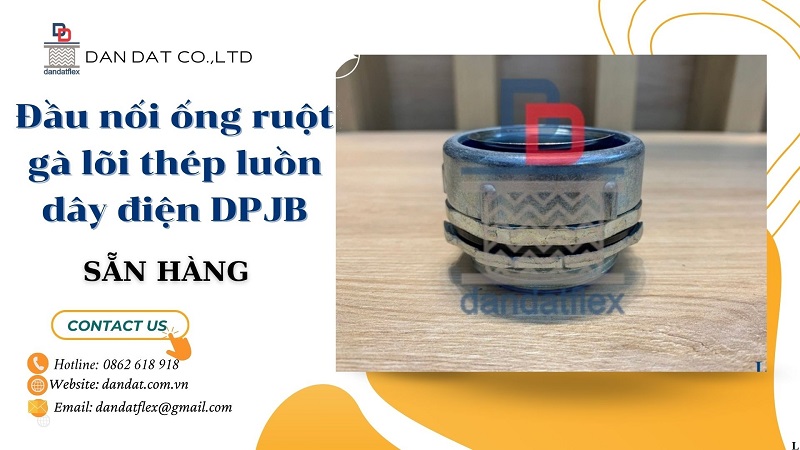 Ống luồn dây điện bọc nhựa, ống ruột gà lõi thép mạ kẽm, đầu nối