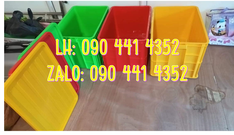 Sọt nhựa công nghiệp, rổ nhựa đựng rau củ, sóng lưới đựng trái cây
