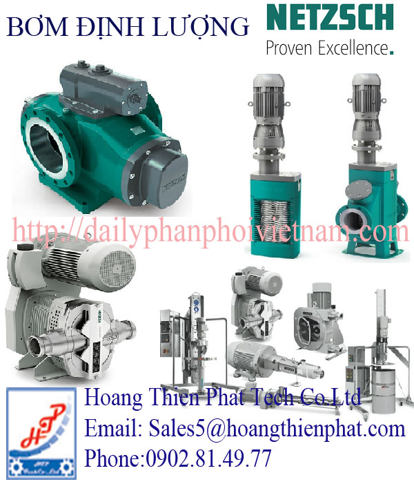 Bơm định lượng Netzsch tại Việt Nam.
