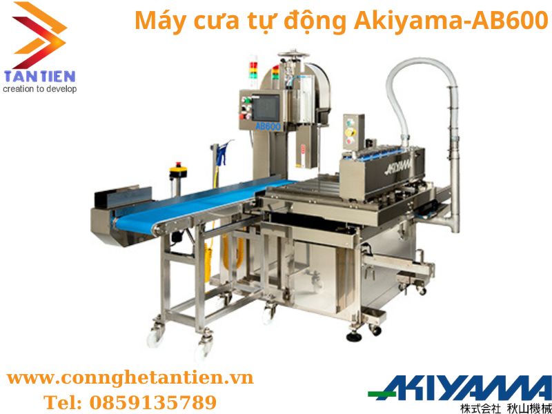 Máy cắt thực phẩm đông lạnh Akiyama Nhật Bản