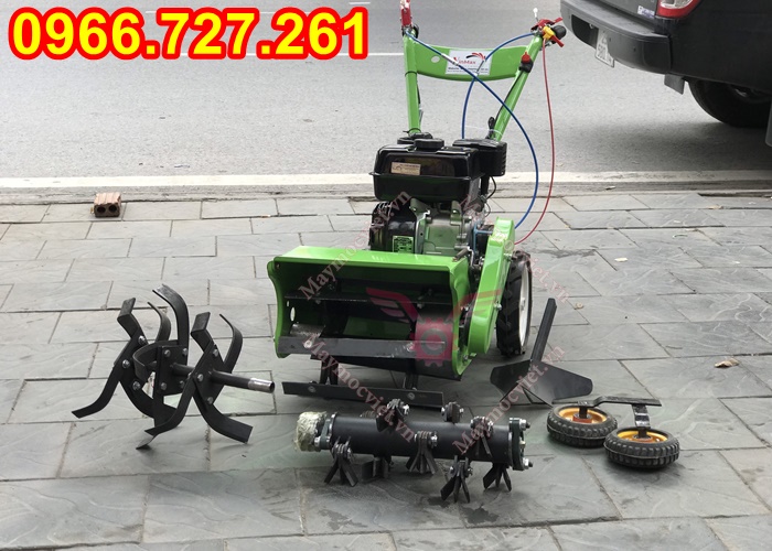 Máy xới đất, cắt cỏ trục băm , sạc cỏ đa chức năng Kawasaki