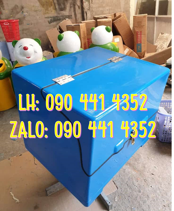 Thùng chở chất thải y tế, thùng giao hàng màu vàng, thùng ship hàng